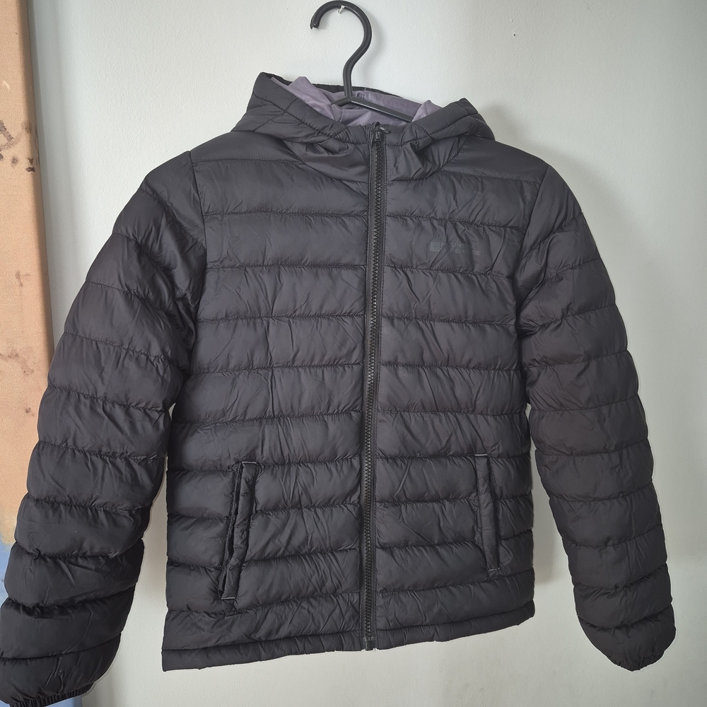 Children's Cozy Black Puffer Jacket